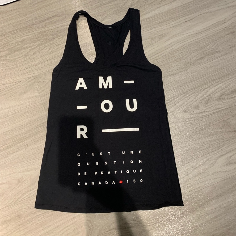 Lululemon Limited Edition Canada Amour tank